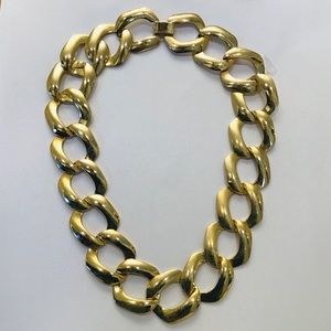 Vintage gold chain necklace